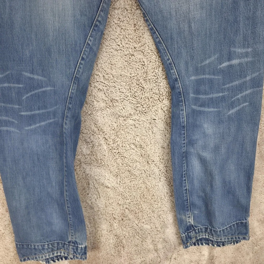 Vintage Levis Engineered Jeans Mens 32x34 Blue Light Wash Twisted Button Fly